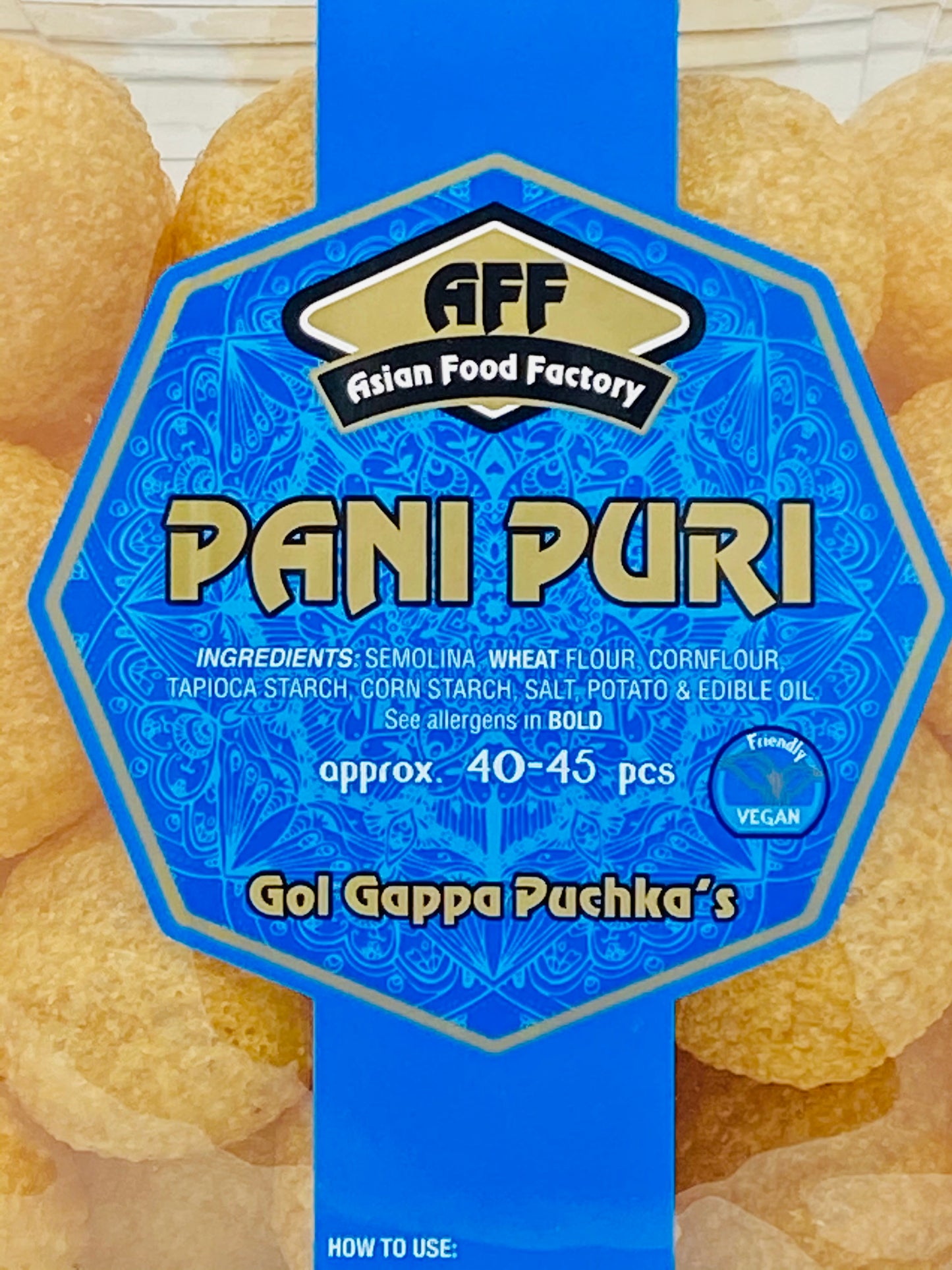 Pani Puri / Gol Guppa / Puchkas / Pakodi